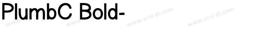 PlumbC Bold字体转换